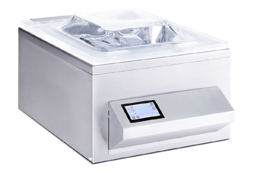 SOUDEUSE SOUS VIDE A CLOCHE POUR L'EMBALLAGE DE DISPOSITIFS INDUSTRIELS, MÉDICAUX ET PHARMACEUTIQUES.